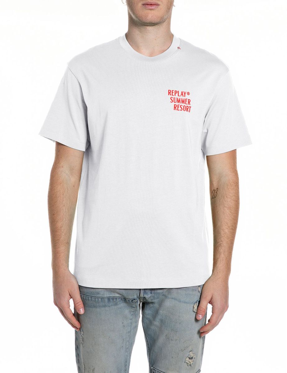 T-Shirt mit Grafikprint und lockerer Passform