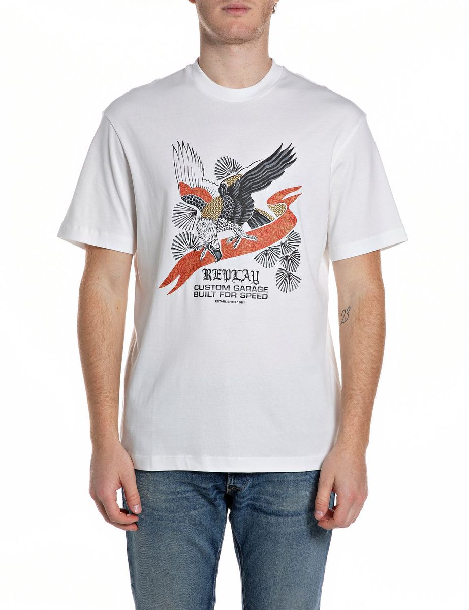 T-Shirt mit Grafikprint und lockerer Passform