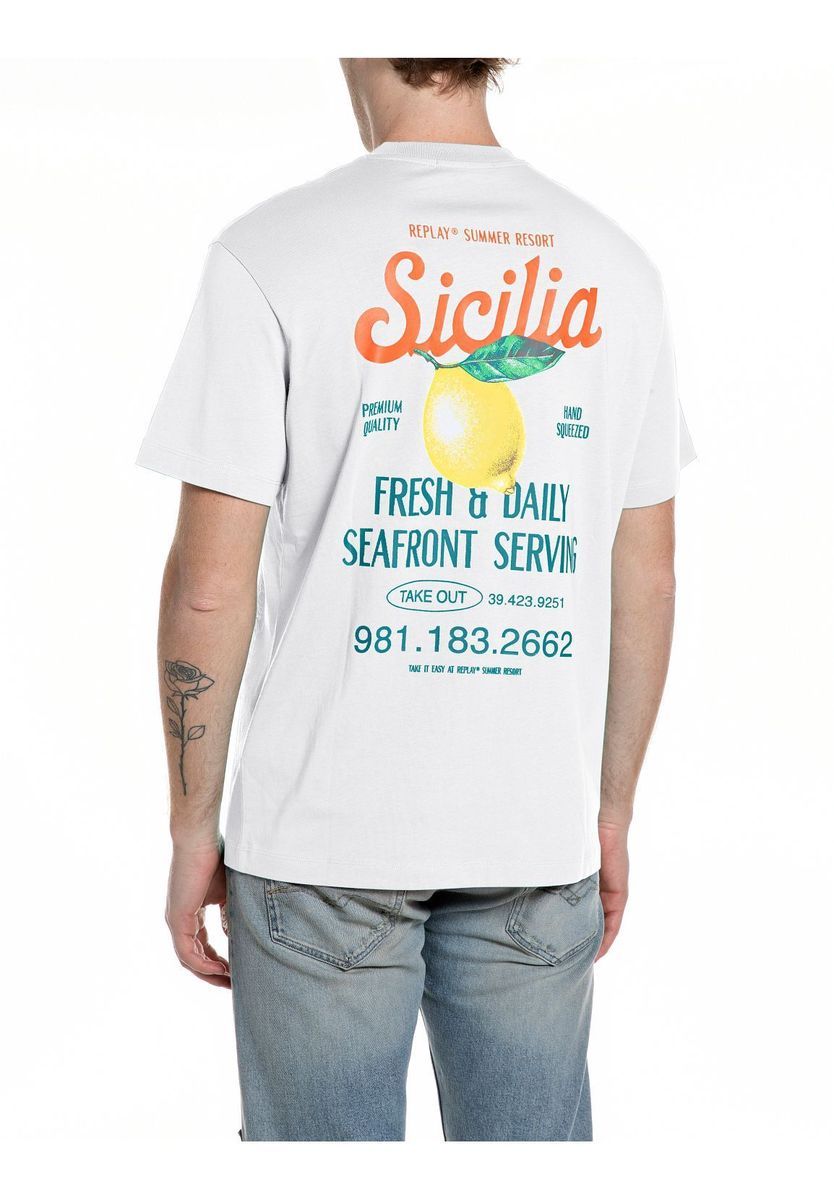 T-Shirt mit Grafikprint und lockerer Passform