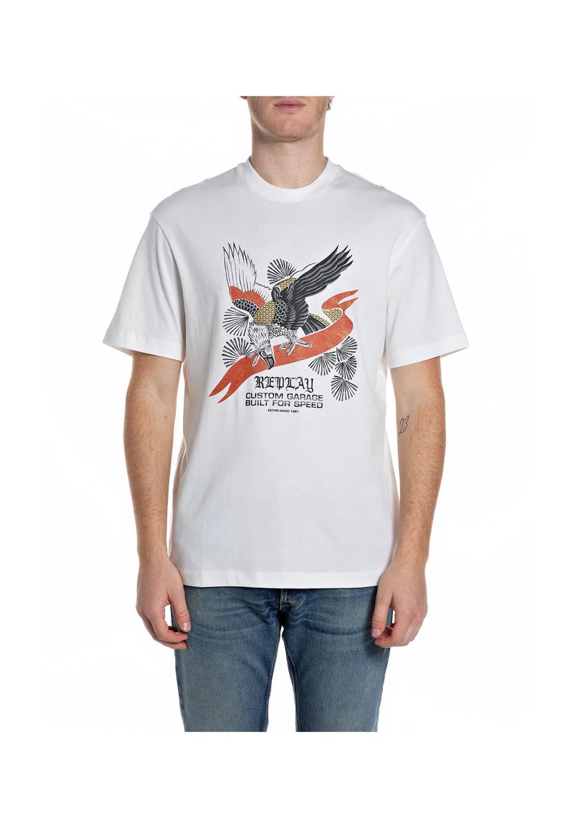 T-Shirt mit Grafikprint und lockerer Passform