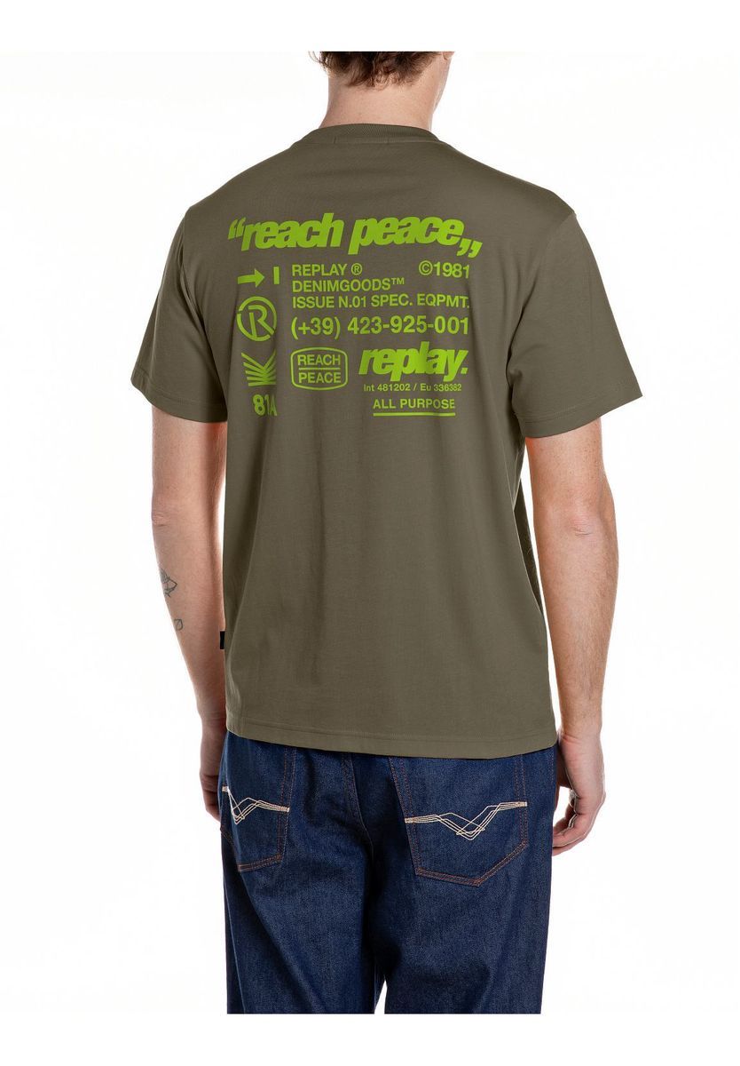 T-Shirt mit Grafikprint und Relaxed Fit