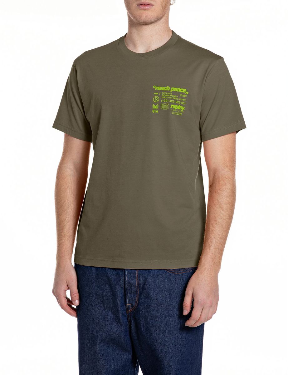 T-Shirt mit Grafikprint und Relaxed Fit