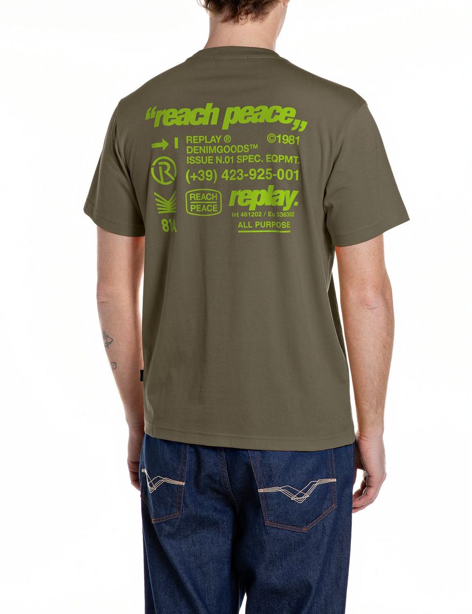 T-Shirt mit Grafikprint und Relaxed Fit