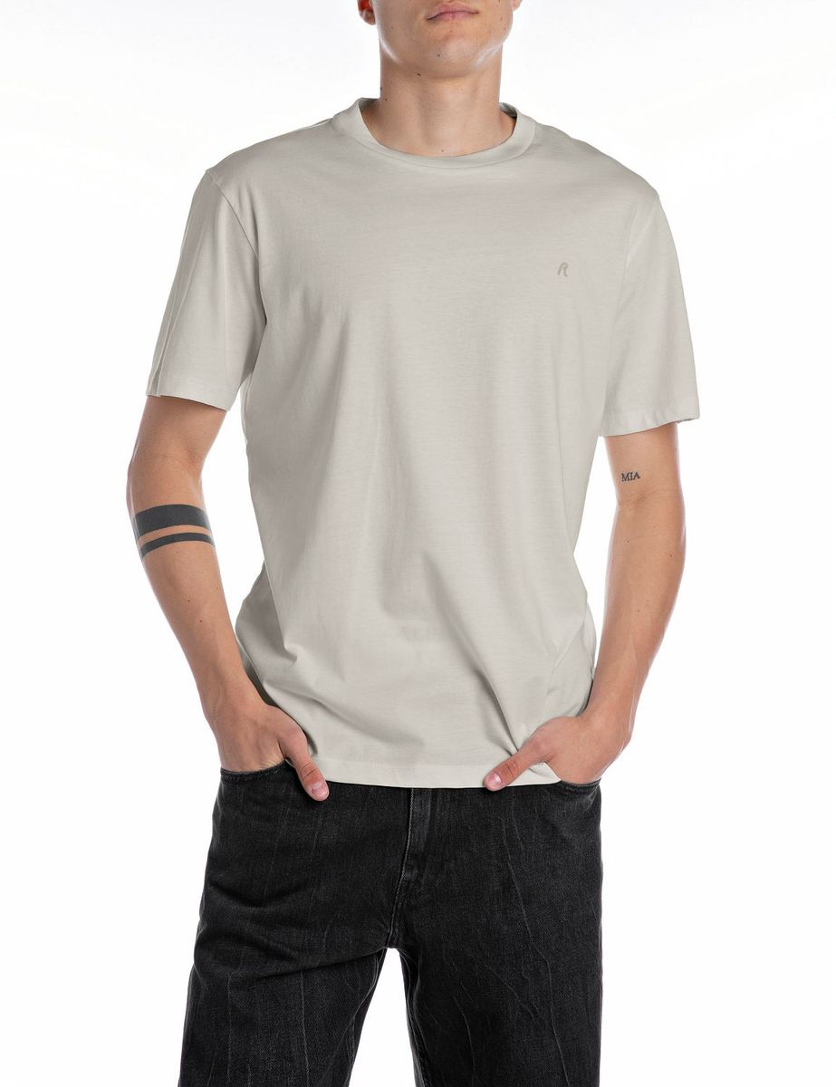 Basic T-Shirt mit Rundhalsausschnitt