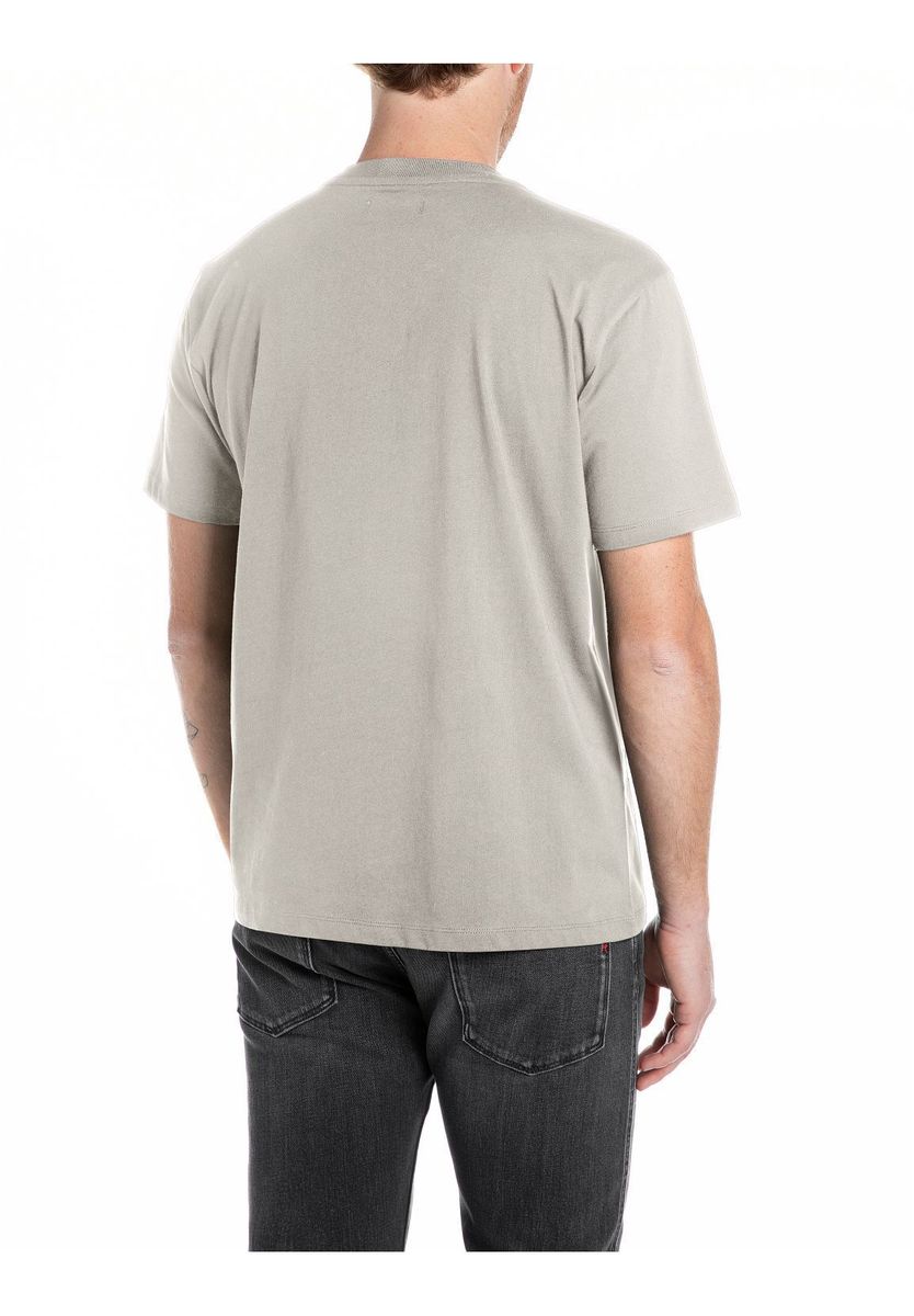 Klassisches Baumwoll-T-Shirt mit Logo-Print