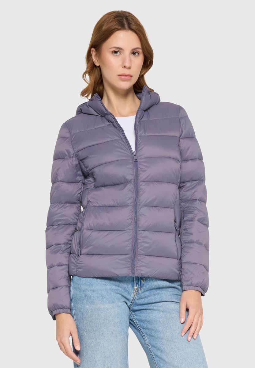 Leichte Steppjacke mit Kapuze