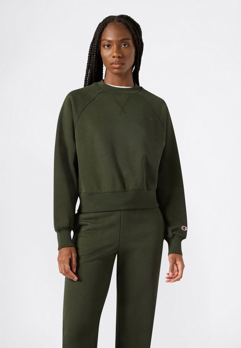 Klassisches olivgrünes Sweatshirt