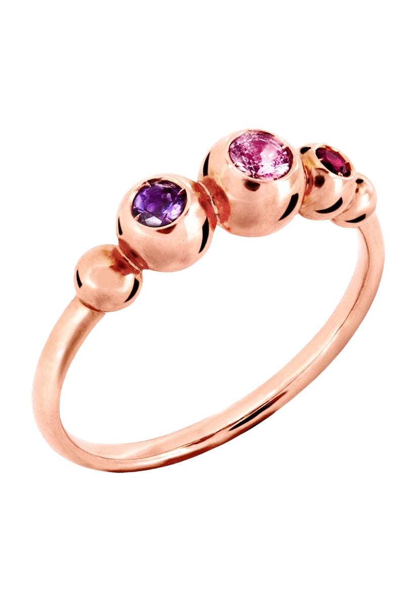 Edelsteinbesetzter Goldring