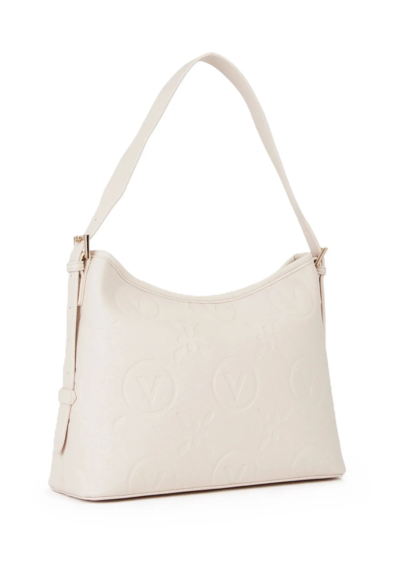 Valentino by Mario Schultertasche, Kunstleder, für Damen, weiß, 99