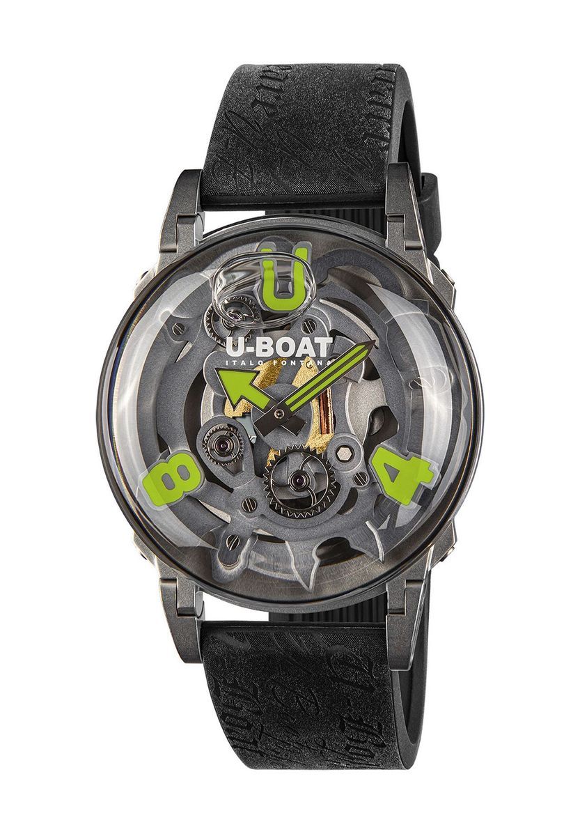 Herren Bicolor U-65 Grüne Armbanduhr