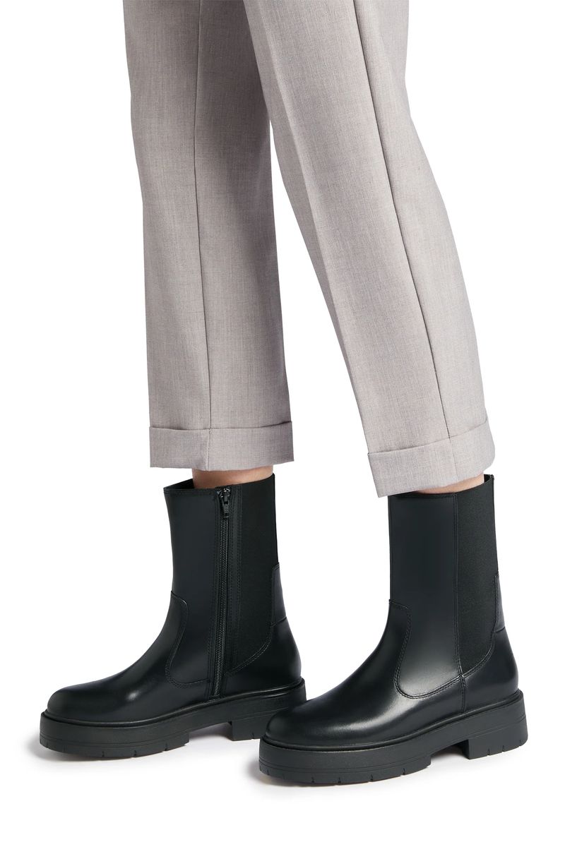 GEOX Ankle Boots, Blockabsatz, für Damen, schwarz, 37