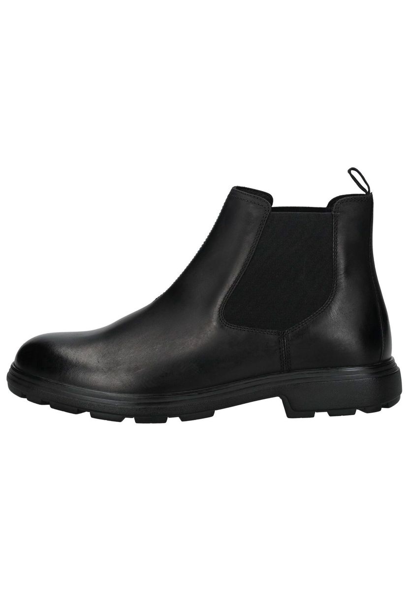 Klassischer Schwarzer Chelsea Boot aus Leder