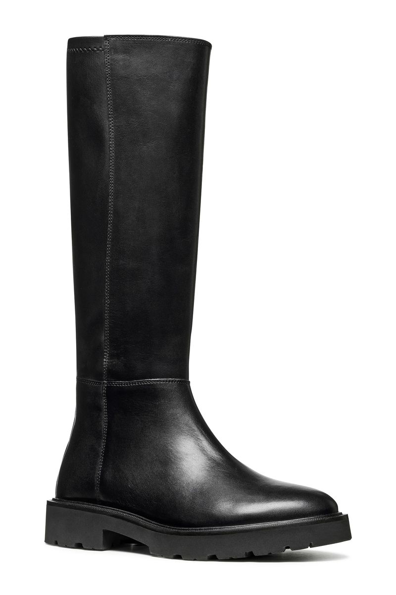 GEOX Stiefel, Leder, für Damen, schwarz, 37
