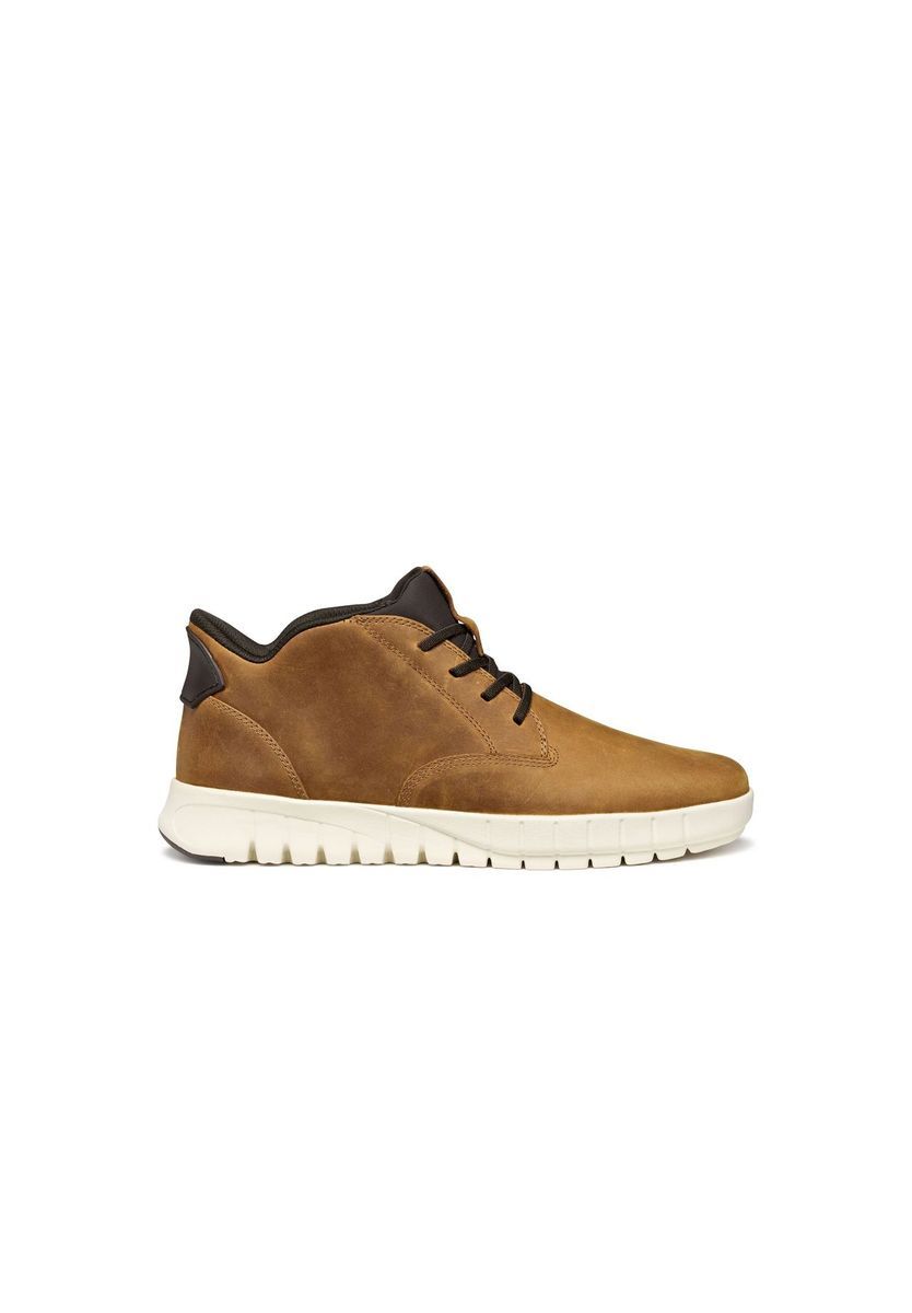 Herren Leder Sneaker-Boot im Chukka-Stil