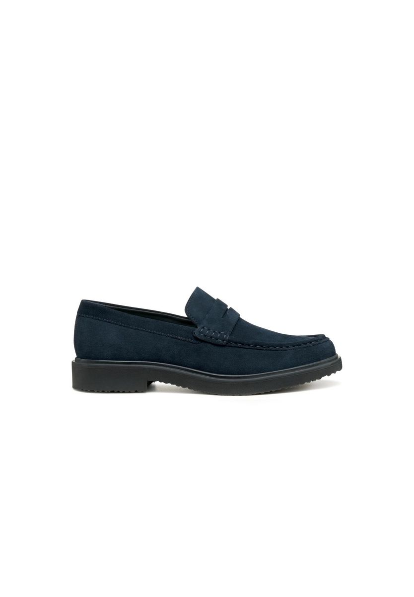 Klassischer Penny Loafer Wildleder Schuh