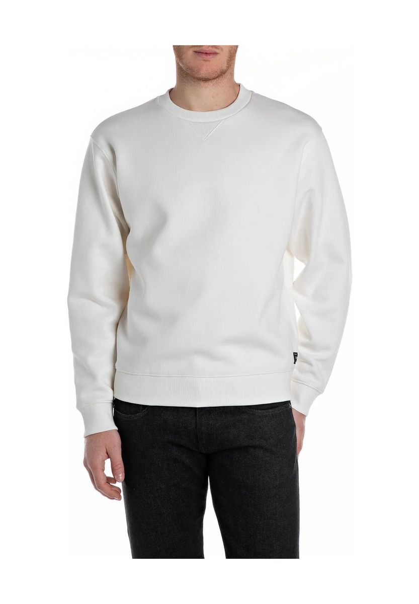 Klassisches Langarm-Sweatshirt mit Rundhalsausschnitt