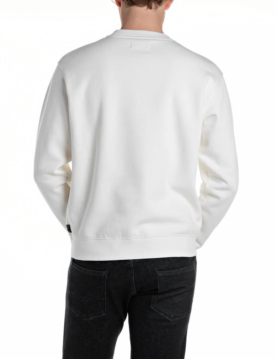 Klassisches Langarm-Sweatshirt mit Rundhalsausschnitt