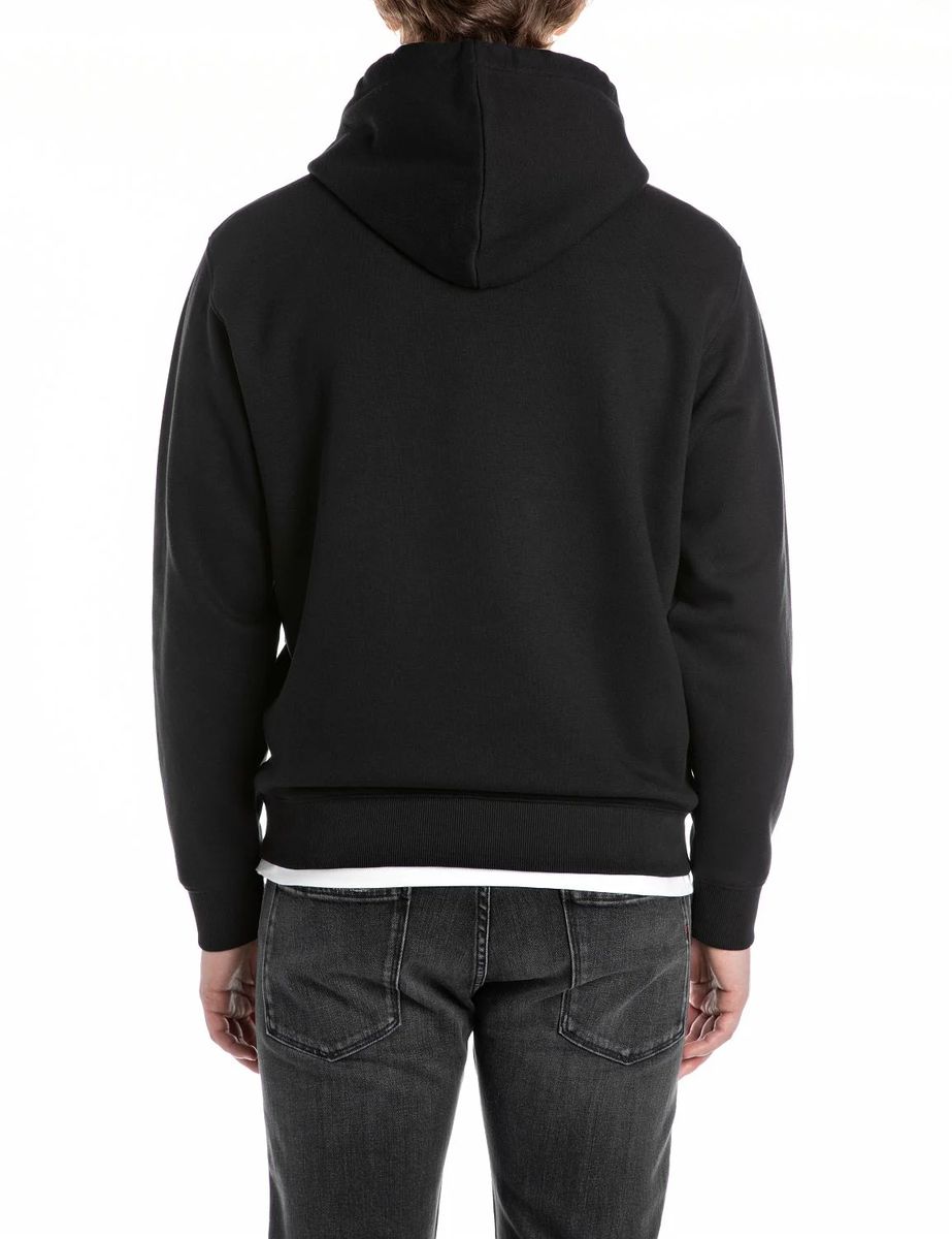 Klassischer Kapuzenpullover mit Kordelzug