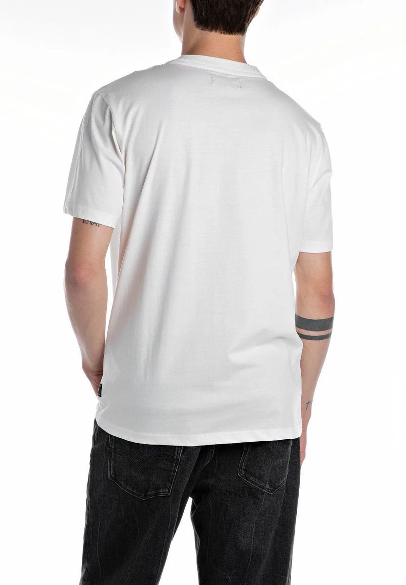 Klassisches Baumwoll-T-Shirt mit Rundhalsausschnitt