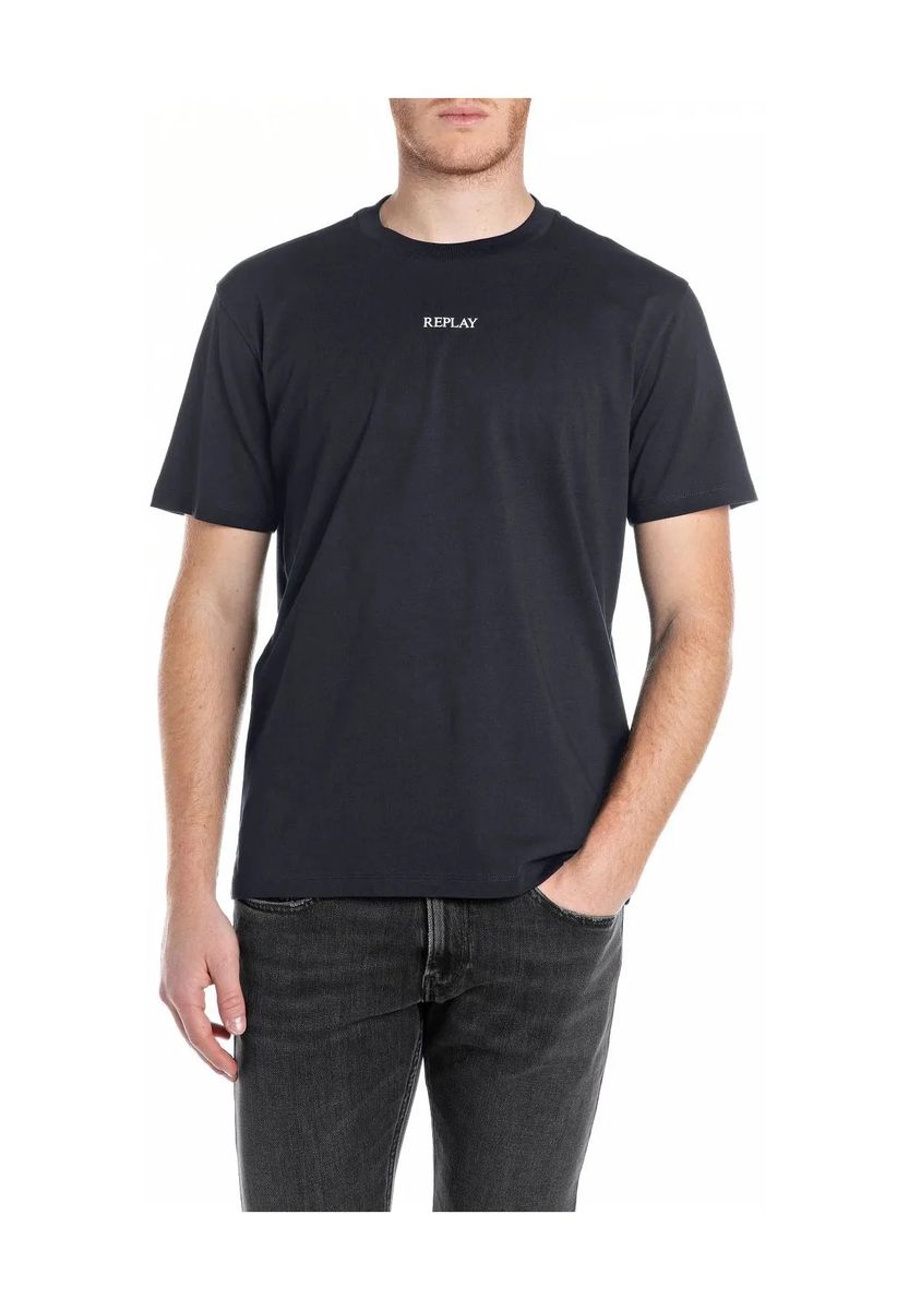 Basic T-Shirt mit Rundhalsausschnitt