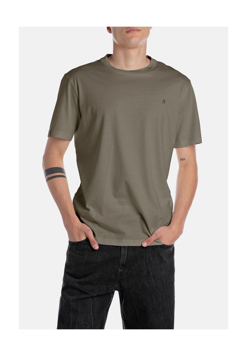 Klassisches Kurzarm Baumwoll T-Shirt