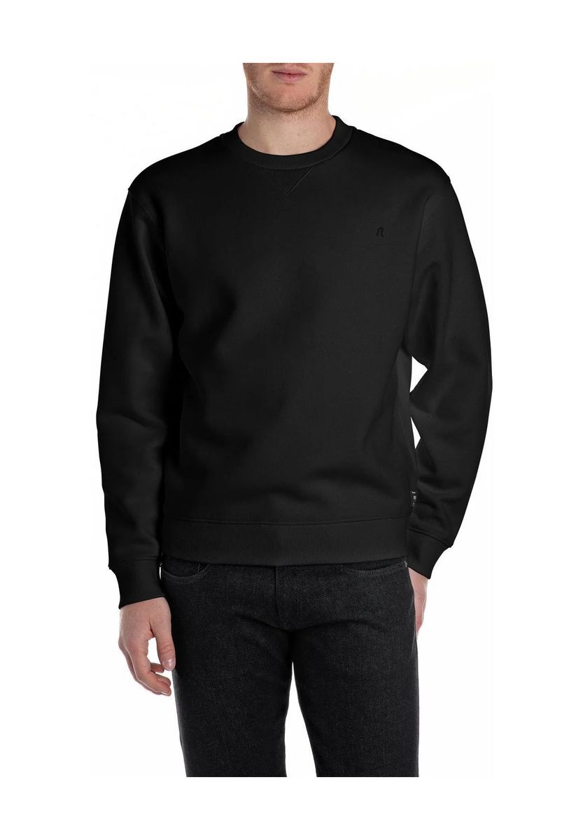 Klassisches Langarm-Sweatshirt mit Rundhalsausschnitt