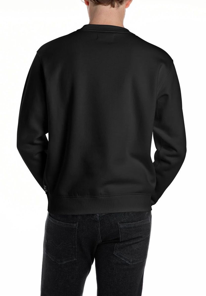 Klassisches Langarm-Sweatshirt mit Rundhalsausschnitt