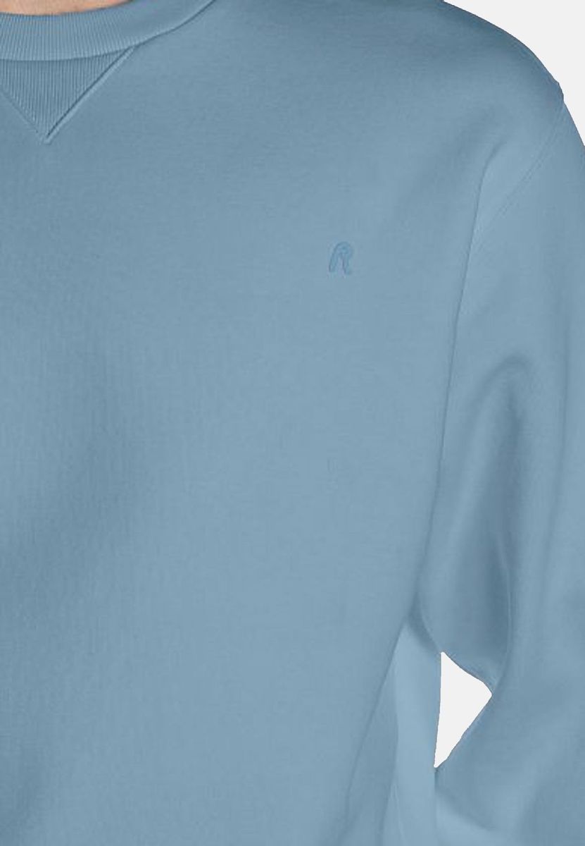 Klassisches Baumwoll-Sweatshirt mit Rundhalsausschnitt