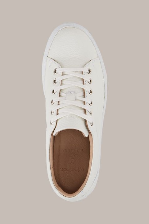 Windsor by Ludwig Reiter Weiße Leder Low-Top Sneaker Unisex