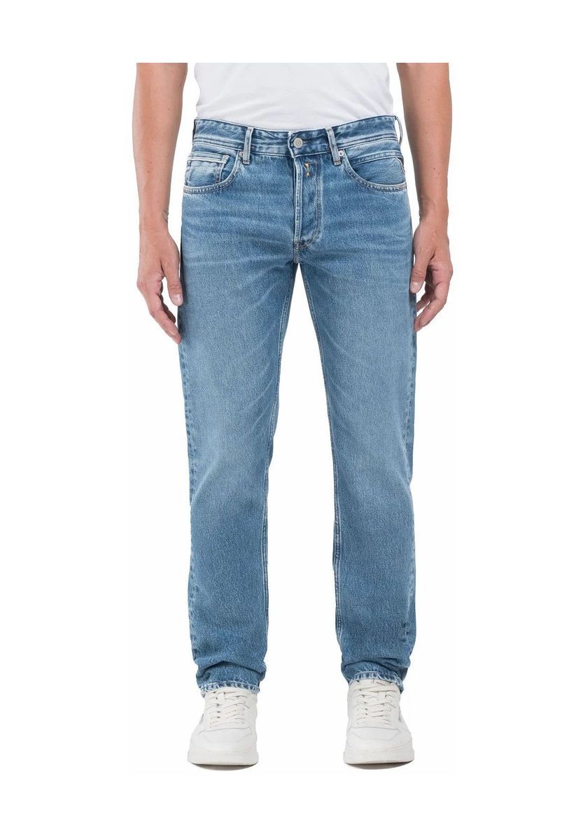 Klassische Straight-Leg Baumwolljeans