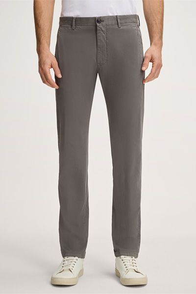 Windsor Cino Baumwoll-Chinos Slim Fit in Anthrazit Grau