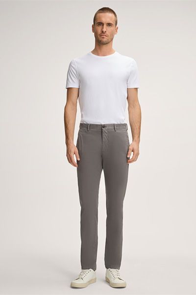 Windsor Cino Baumwoll-Chinos Slim Fit in Anthrazit Grau