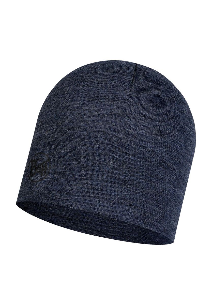 Klassische melierte Strickmütze