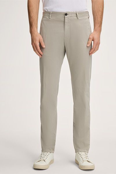 Baumwollstretch-Chino Cino in Beige, lässige Alltagshose