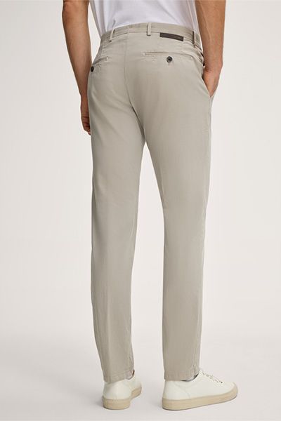 Baumwollstretch-Chino Cino in Beige, lässige Alltagshose