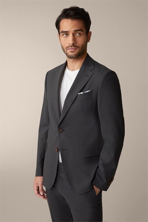 Windsor Sono Anthrazit Wollsakko Slim Fit Business