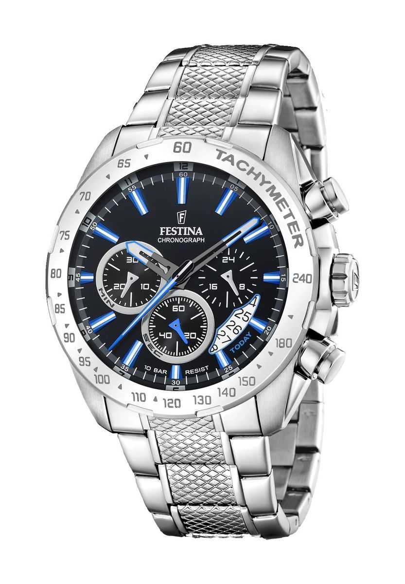 Herren Chronograph Uhr aus Edelstahl