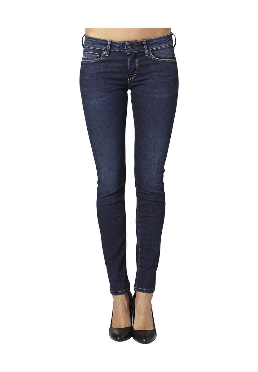 Damen Skinny Jeans in dunkler Waschung