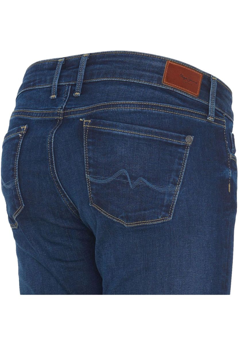 Klassische Skinny Jeans in dunkler Waschung