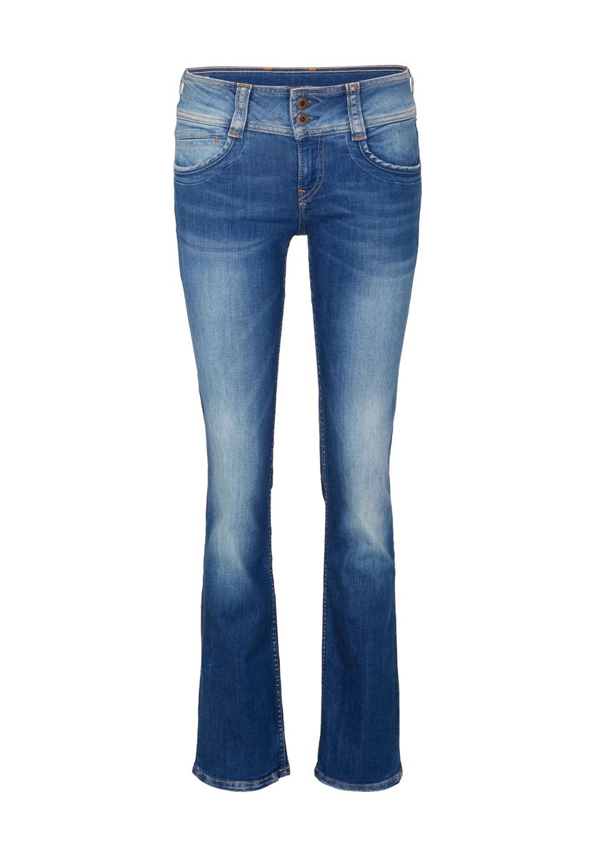 Bootcut Mid-Rise Stretch Jeans