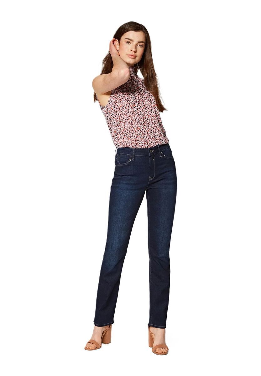 Dunkle Slim-Leg-Jeans