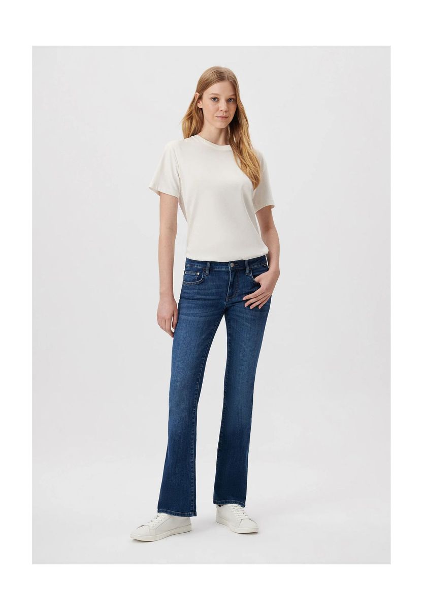 Damen Jeans mit mittelhohem Bund, Bootcut