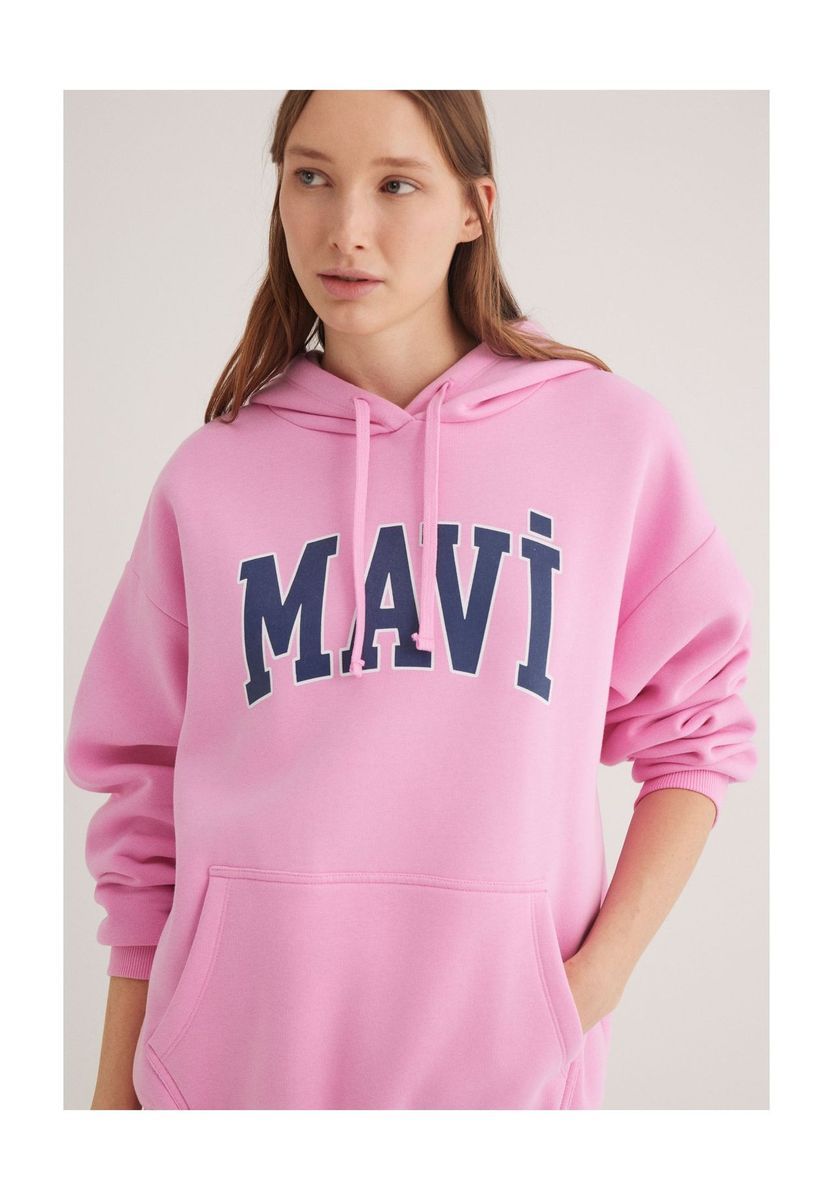 Hoodie mit Grafik und lockerer Passform