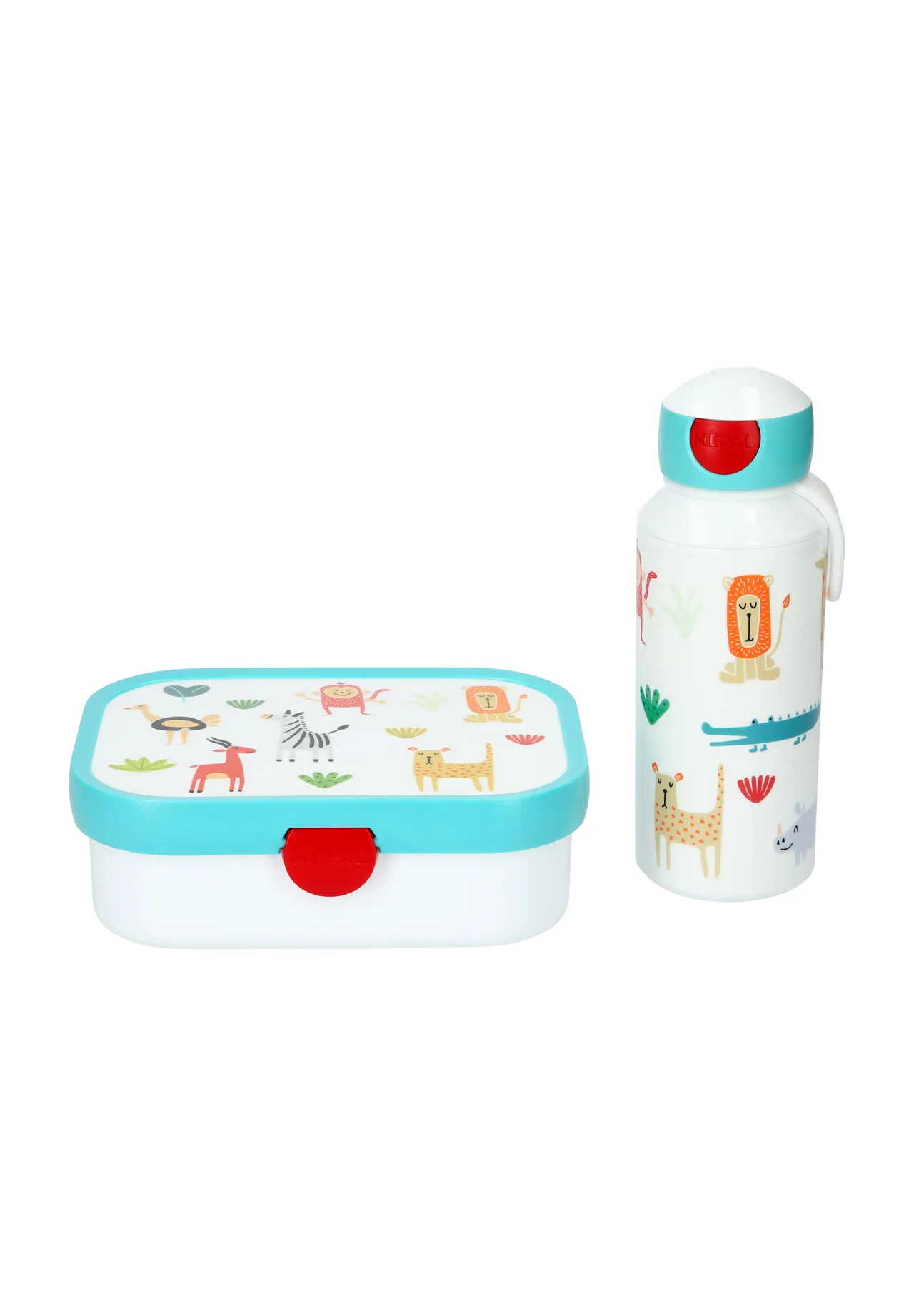 MEPAL Lunch-Set, Brotdose, Trinkflasche, mehrfarbig