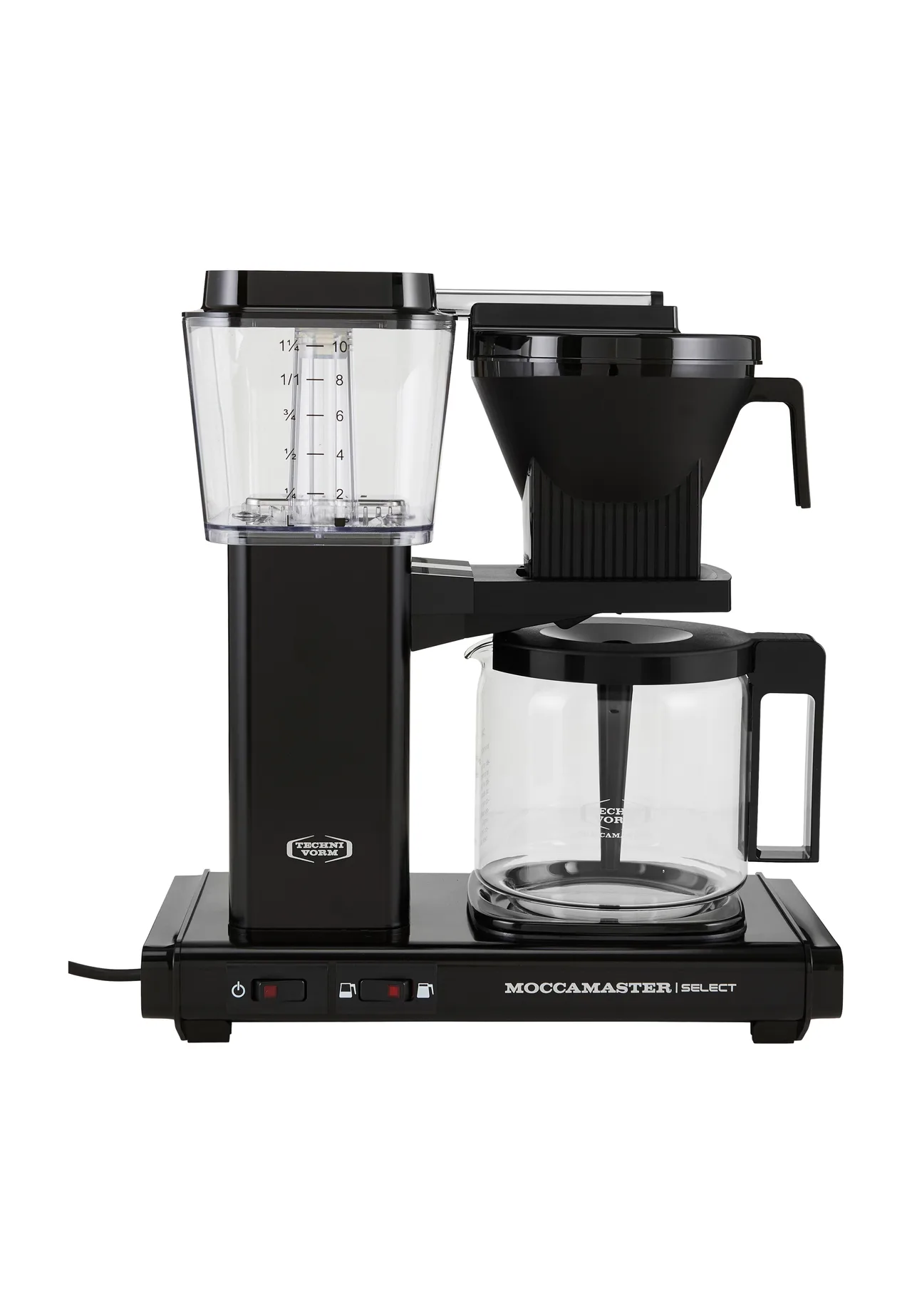 Moccamaster Filterkaffeemaschine "Select KBG 741", Select-Wahlschalter, schwarz