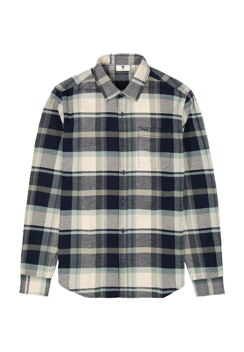 Klassisches Flanellhemd Langarm mit Karomuster