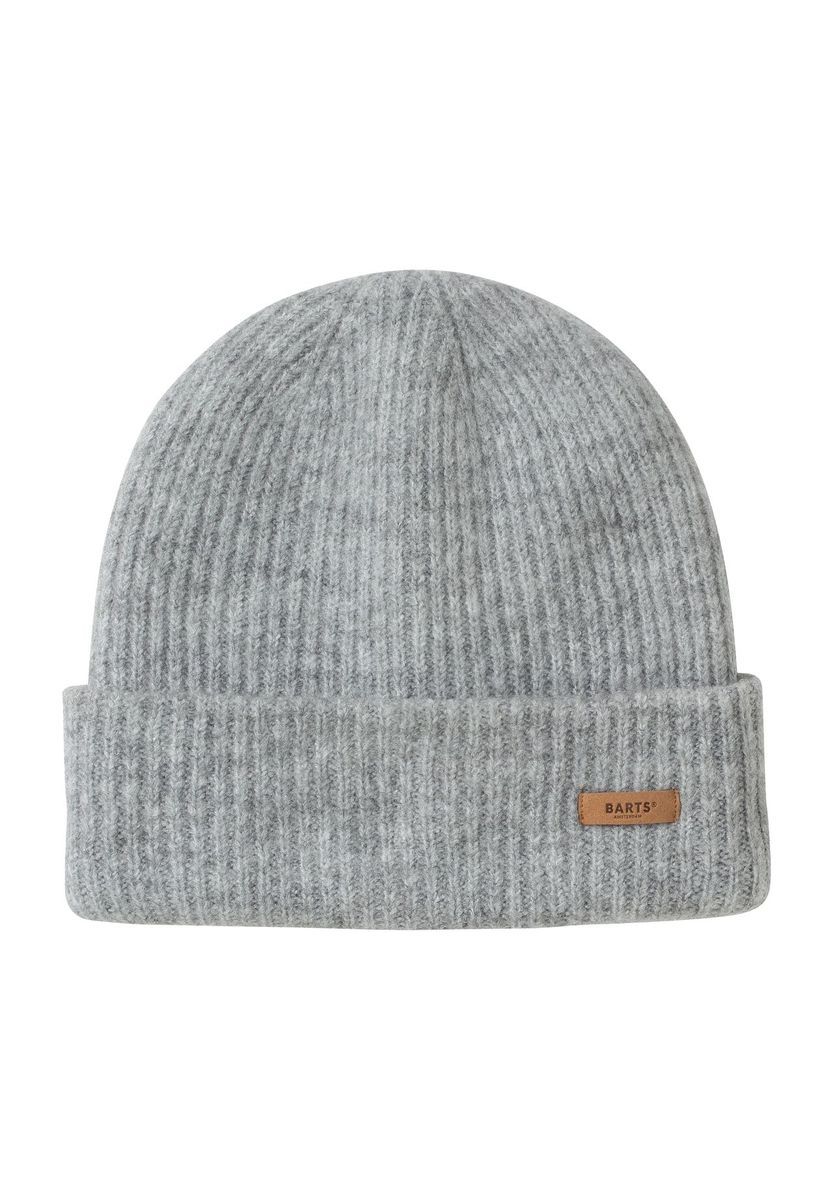 Rippstrickmütze mit Umschlag