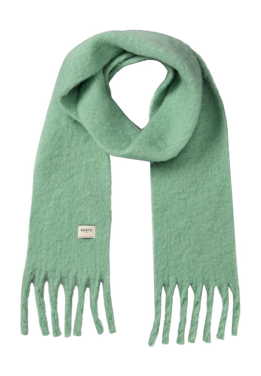 Weicher Strick-Winterschal mit Fransen