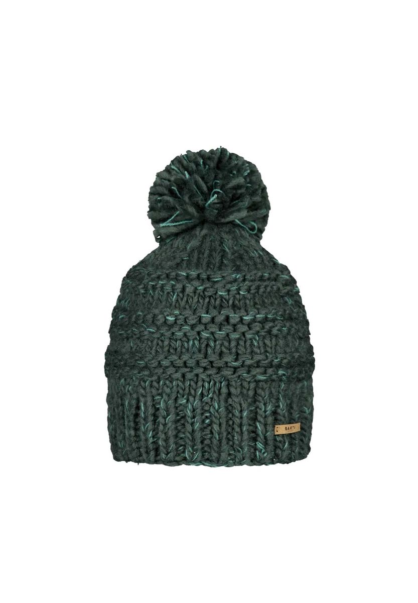 Klassische Strickmütze mit Bommel