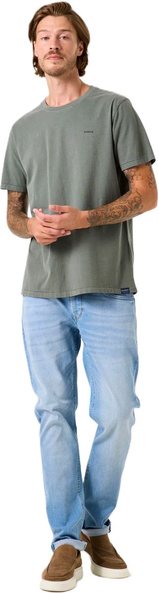 Klassisches Baumwoll-T-Shirt mit Rundhalsausschnitt